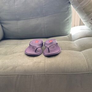 Okabashi Kids Purple Flip Flops